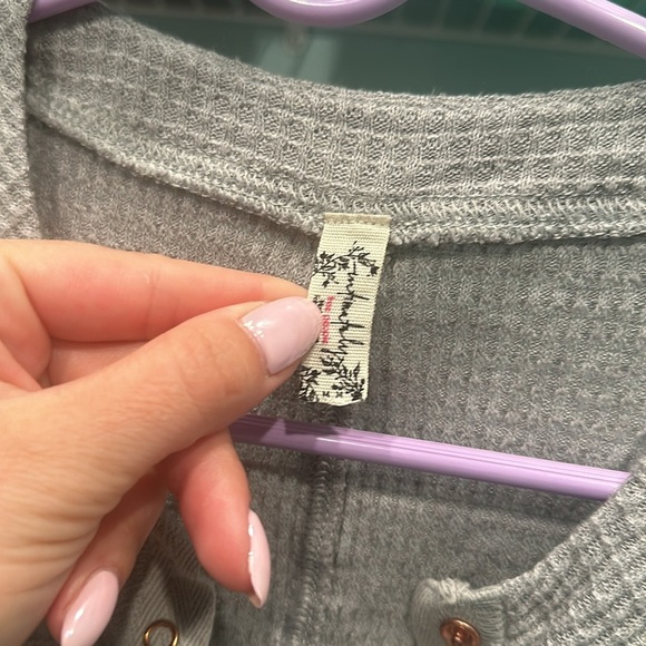 Free People Henley long sleeve - Picture 5 of 5